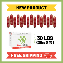 Load image into Gallery viewer, Raw Origins - 100% All Beef - 2lbs (30lbs Box) - FREE SHIPPING