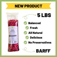 Load image into Gallery viewer, Raw Origins - BARFF - Prey Model Raw 80/10/10 Beef - One 5lbs Chub